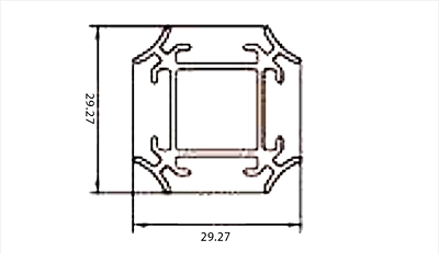 Алюминиевые профили для производства шкафов и корпусной мебели 